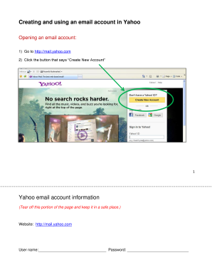 Yahoo Email Account Creation Guide
