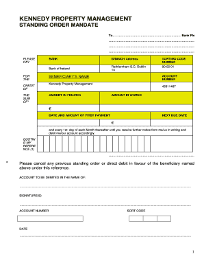 Kennedy Property Management Tenant Agreement