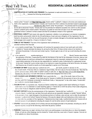 Residential Lease Agreement