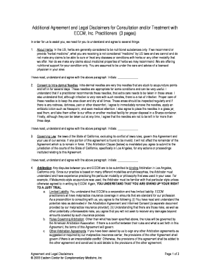 Consultation and Treatment Agreement