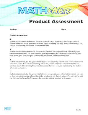 Product Assessment Form