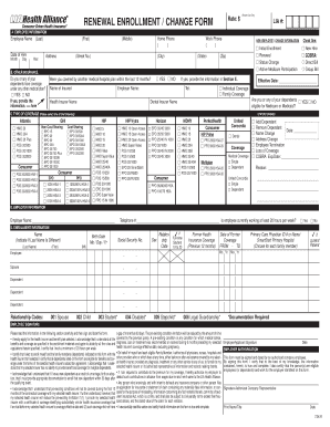 Employee Health Insurance Enrollment Form