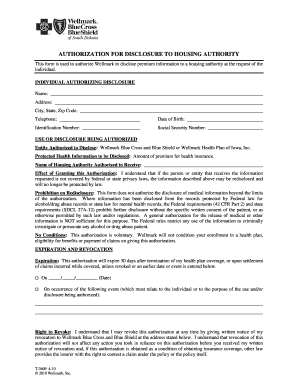 Authorization for Disclosure to Housing Authority