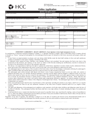 Surety Bond Application Form