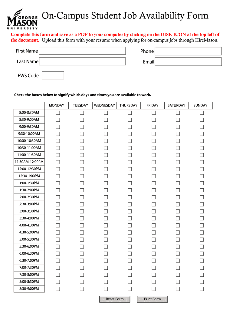 Form preview