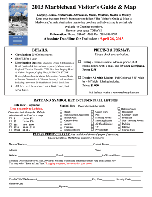 Marblehead Visitor's Guide & Map