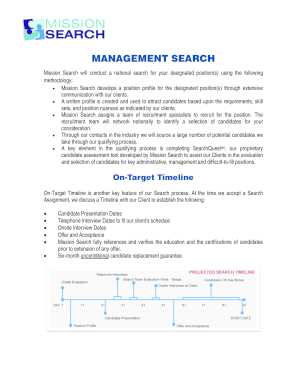 Mission Search Executive Questionnaire
