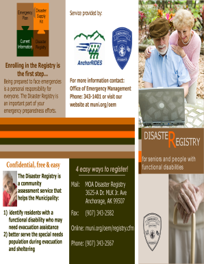 Disaster Registry Form