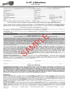 GAP Addendum for FMC Flex Buy