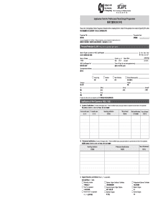 Application Guide for Certificate or Diploma Programmes