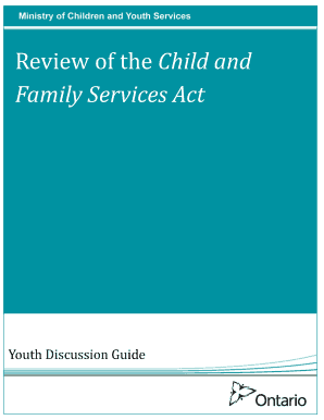 Child and Family Services Act Youth Discussion Guide