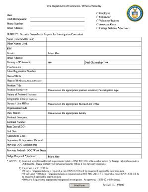Department of Commerce Office of Security - osec doc