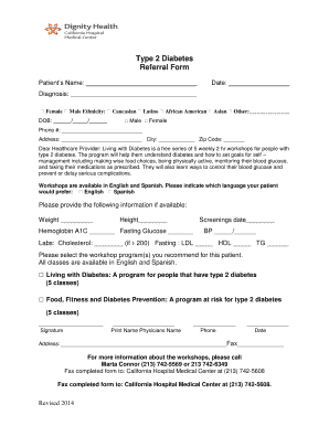 Type 2 Diabetes Referral Form