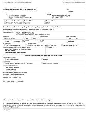 California Applicant's Authorization For Release Of Information