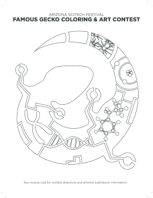 Arizona SciTech Festival Coloring Contest Entry Form