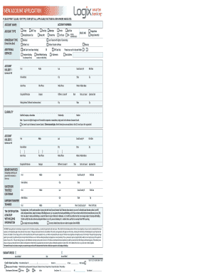 Logix Federal Credit Union New Account Application