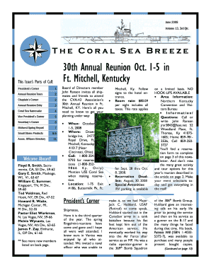 Certificate of separation sss - 30th Annual Reunion Oct 1-5 in Ft Mitchell Kentucky - usscoralsea