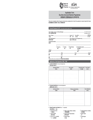 CityU SCOPE Application Form