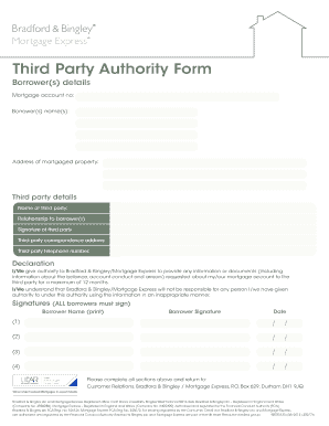 Third Party Authority Form