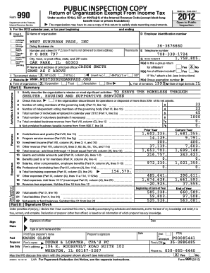 Form 990 Tax Return for Nonprofits