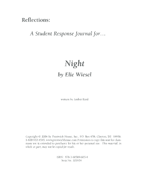 Night Student Response Journal