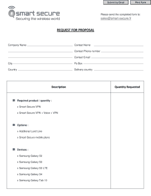 Request for Proposal