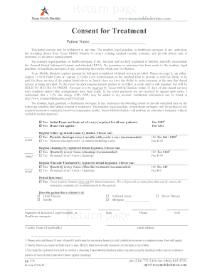 Dental Consent Form