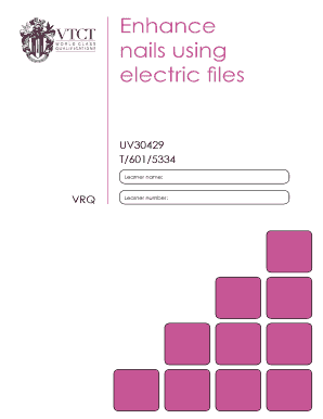 VTCT Nail Enhancement Certificate