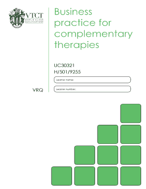 Business Practice for Complementary Therapies