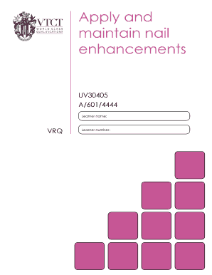 VTCT Nail Enhancement Certification