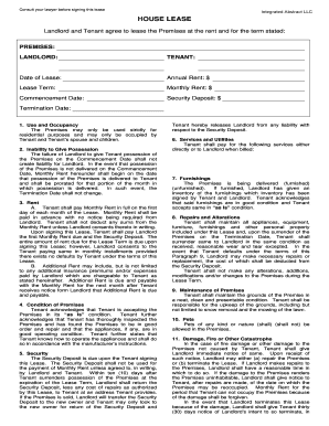 House Lease Agreement
