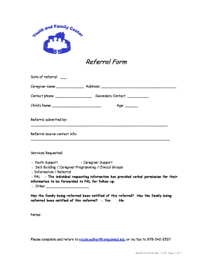 Referral Form