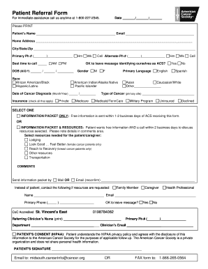 Patient Referral Form