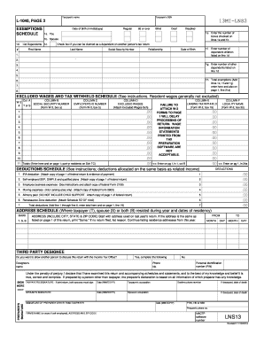 Michigan L-1040 Tax Form