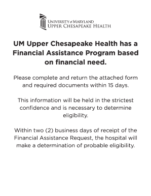 Maryland State Uniform Financial Assistance Application