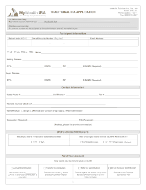Traditional IRA Custodial Agreement