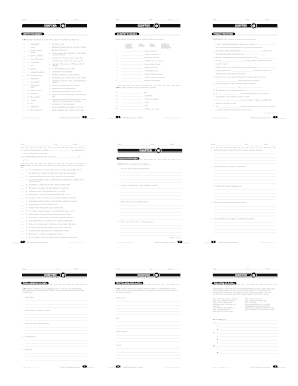 Speech Organization Worksheet