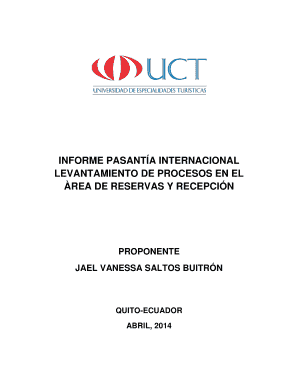 INFORME PASANTA INTERNACIONAL LEVANTAMIENTO DE PROCESOS - repositorio uct edu