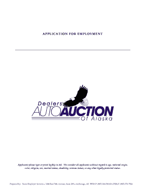 Application for Employment