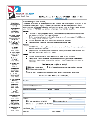 WSASCD Membership Application Form
