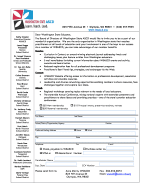 WSASCD Membership Application Form