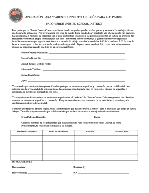 APLICACIÓN PARA “PARENT CONNECT” CONEXIÓN PARA LOS PADRES