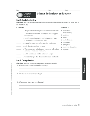 Science Technology and Society Review
