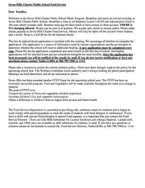 Massachusetts Free or Reduced Price School Meals Application