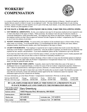 Workers' Compensation Notice