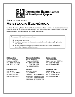 Aplicación para Asistencia Económica