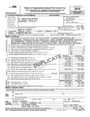 Form 990 2010