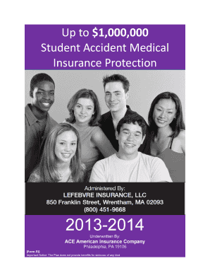 Student Accident Medical Insurance Form