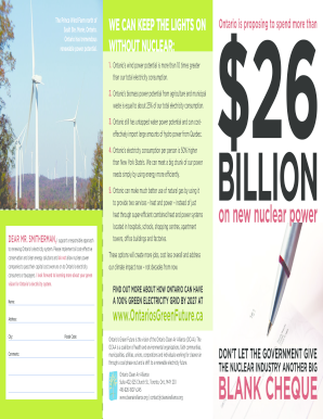 Ontario Green Future Letter