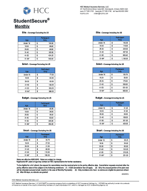 StudentSecure® Health Insurance Application